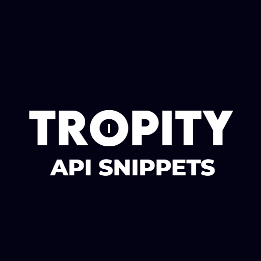 tropity-api-snippets